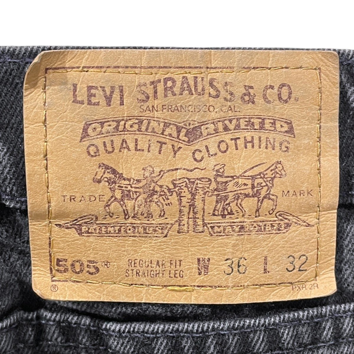 デニムパンツ 505 オレンジタブ MADE IN USA ボタン裏554 LEGULAR FIT STRAIGHT LEG レギュラーフィット ストレートレッグ