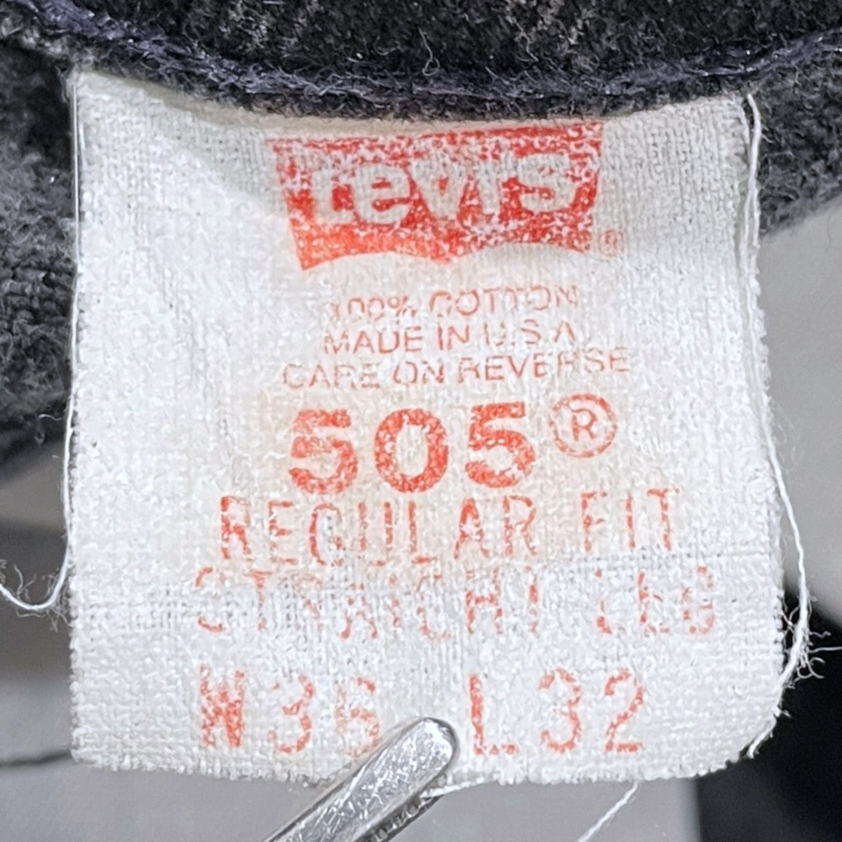 デニムパンツ 505 オレンジタブ MADE IN USA ボタン裏554 LEGULAR FIT STRAIGHT LEG レギュラーフィット ストレートレッグ