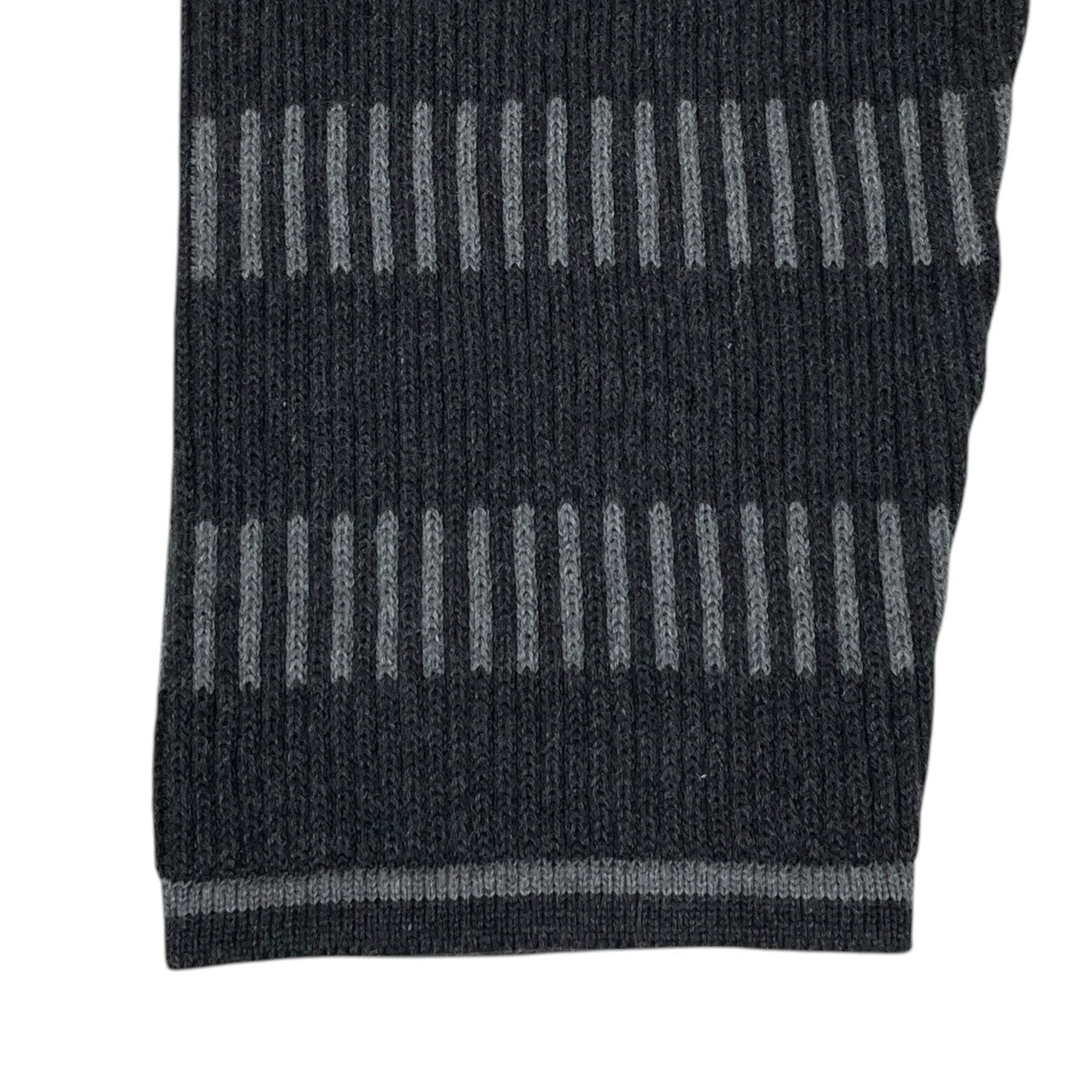 ボーダー柄ヘンリーネックニットセーター BORDER KNIT HENLEY NECK ボーダーニットヘンリーネック