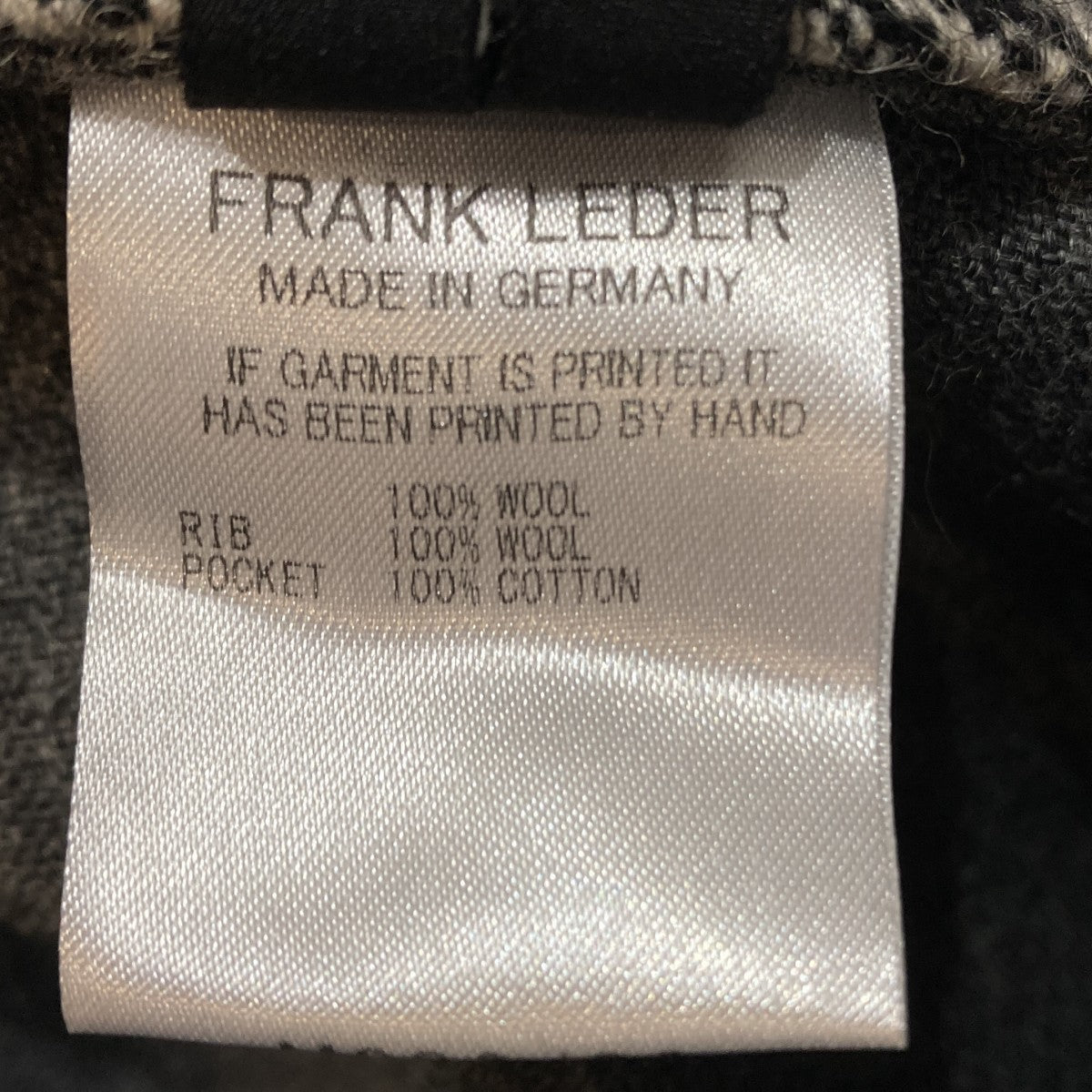FRANK LEDER(フランクリーダー) カーディガンM006/02 M006/02 グレー