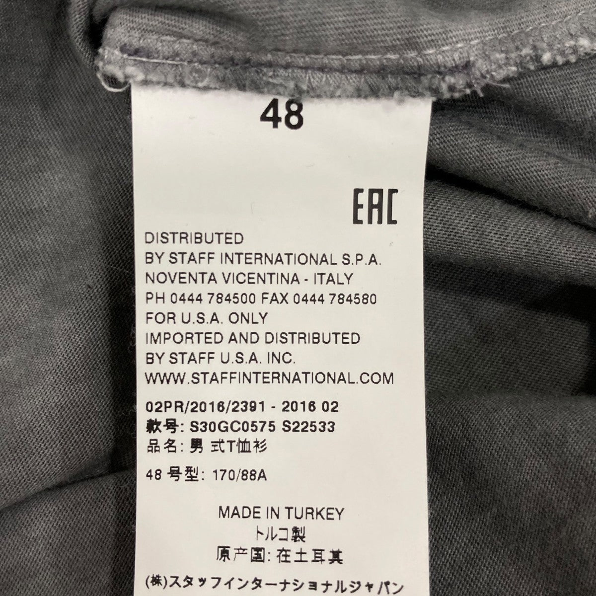 TシャツS30GC0575