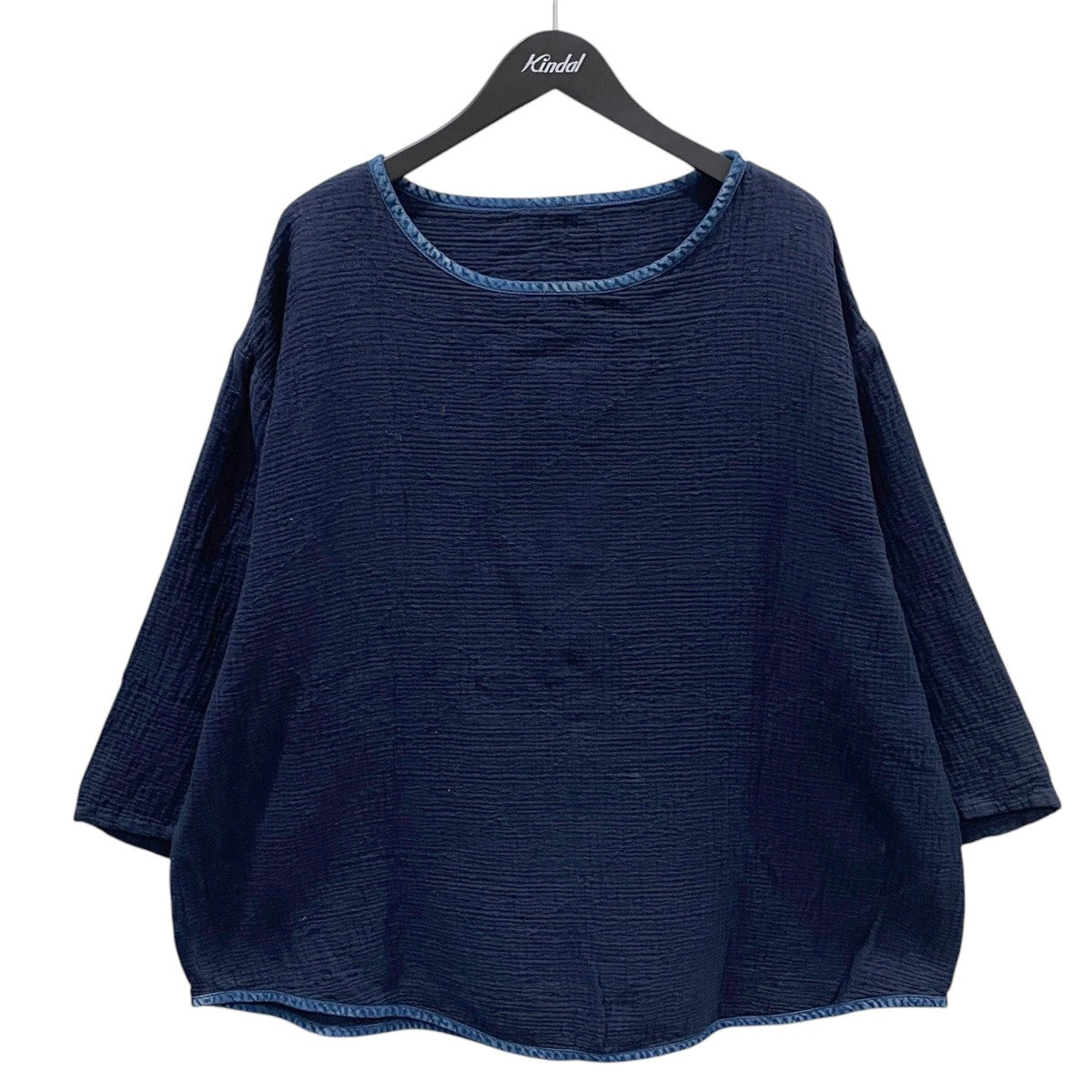 19SS ワイドシルエットプルオーバーシャツ SASHIKO SUPER LIGHT SWEAT SHIRT 刺し子スーパーライトスウェットシャツ PC-049-1055