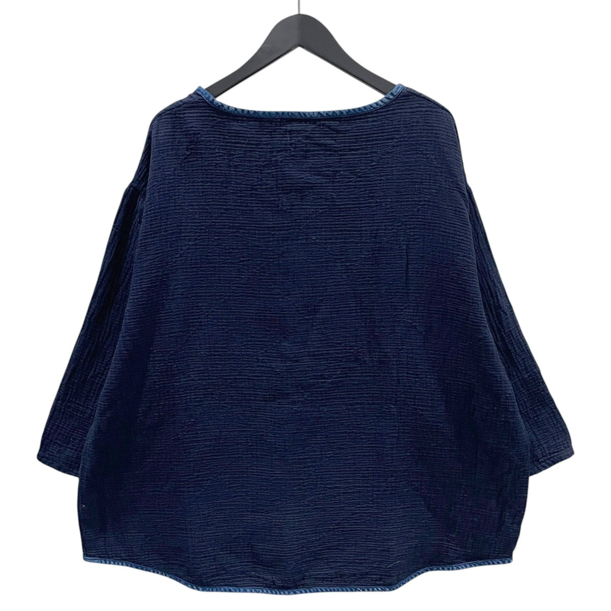 19SS ワイドシルエットプルオーバーシャツ SASHIKO SUPER LIGHT SWEAT SHIRT 刺し子スーパーライトスウェットシャツ PC-049-1055