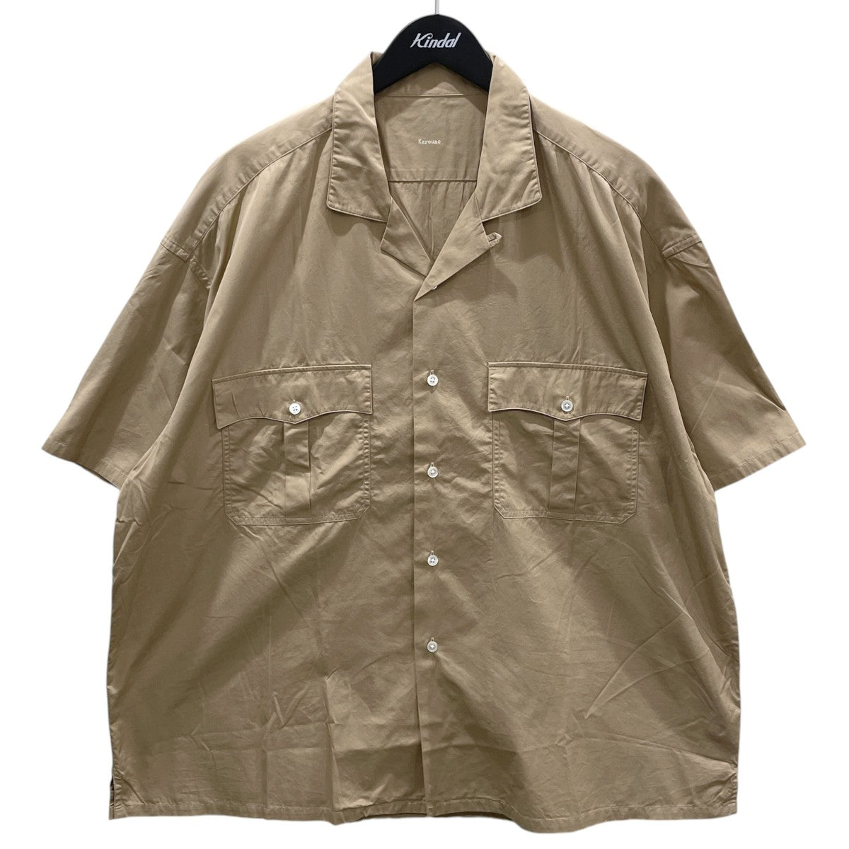 オープンカラー半袖シャツ KEROUAC TRAVELER’S SHIRT ケルアック トラベラーズシャツ