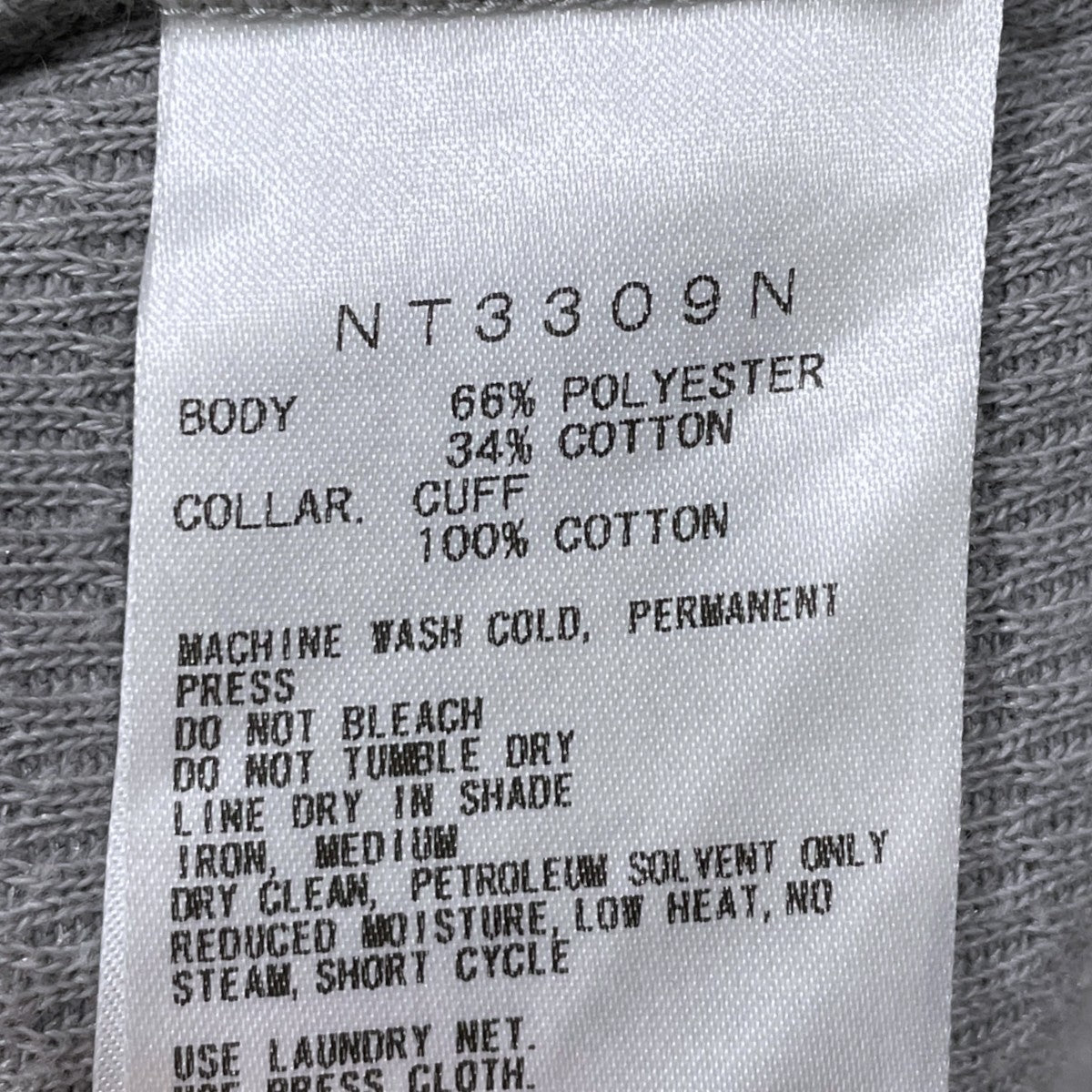 23AW ハニカムカットソー Thermal L／S Tee サーマル ロングスリーブティー NT3309N