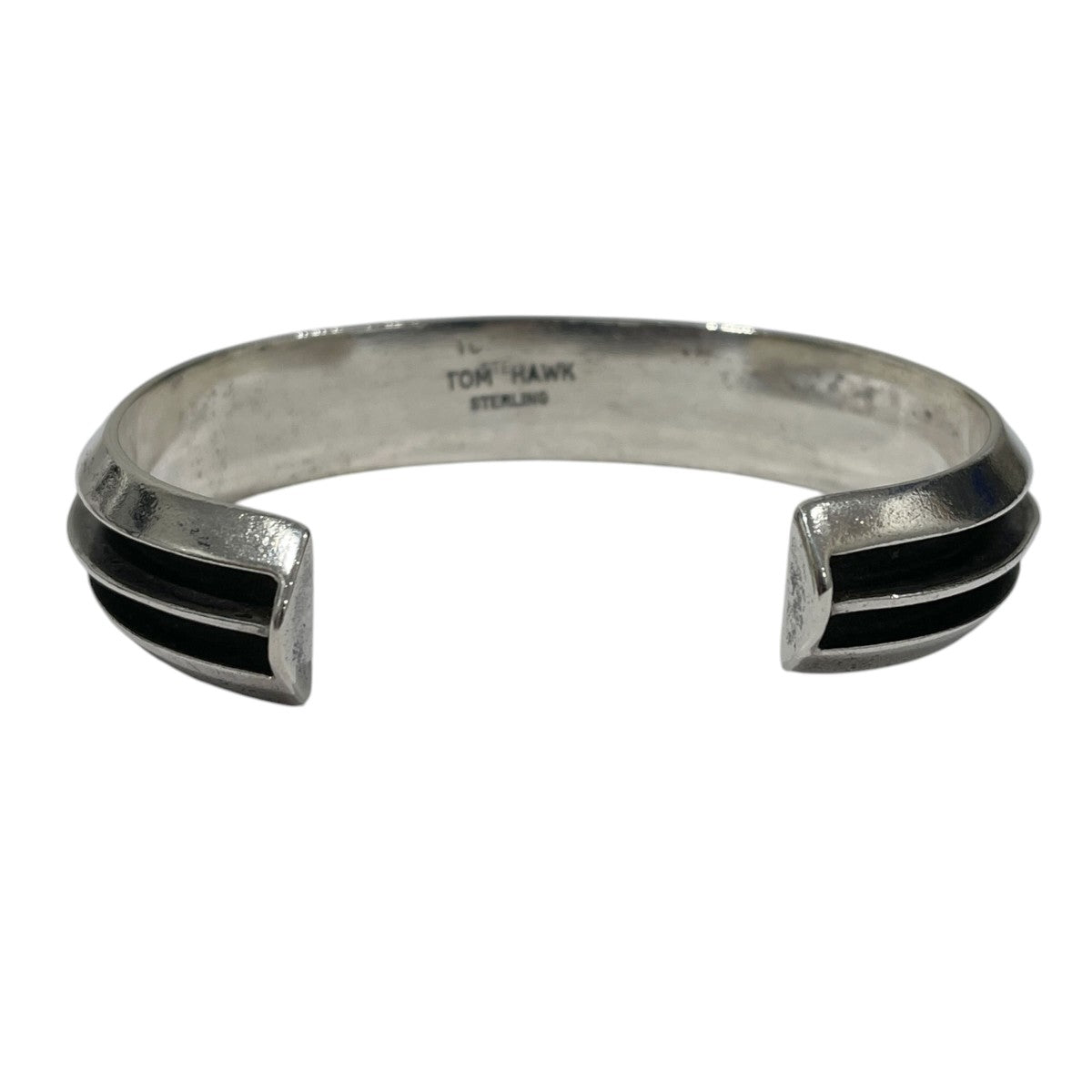 シルバーバングル 2 Line Bangle 2ラインバングル TOM HAWK トムホーク Navajo ナバホ族