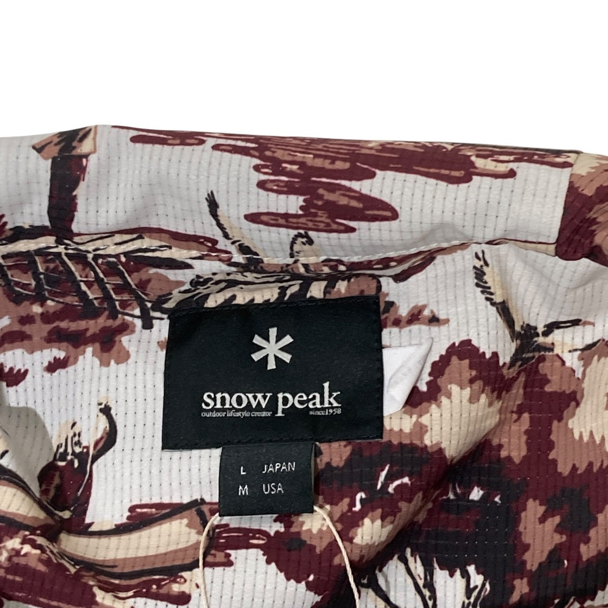 snow peak 半袖パーカーJK-180SU110 古着・中古-5枚目のアイテム画像
