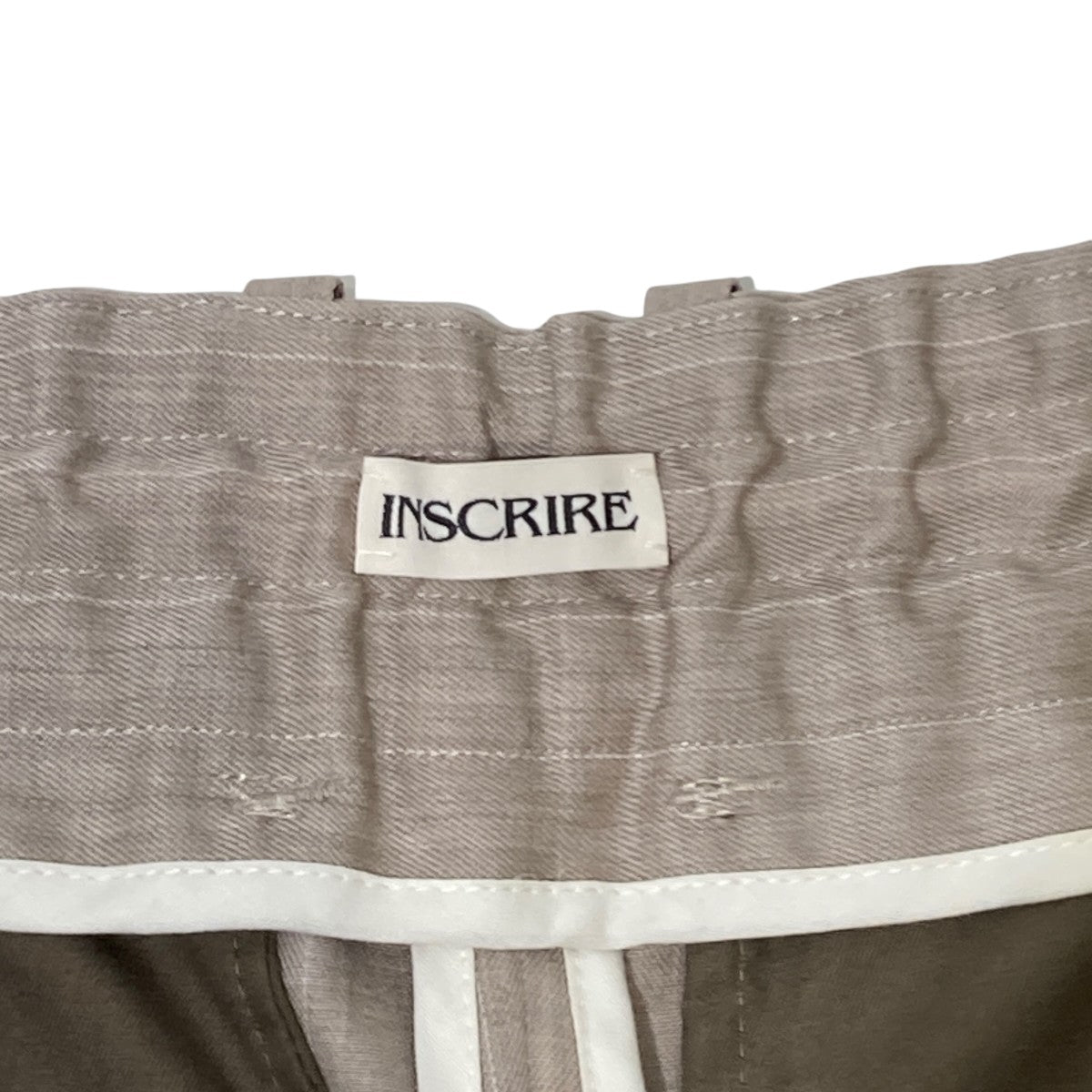 INSCRIRE ストライプイージーパンツI25SS-PT161A 古着・中古-6枚目のアイテム画像