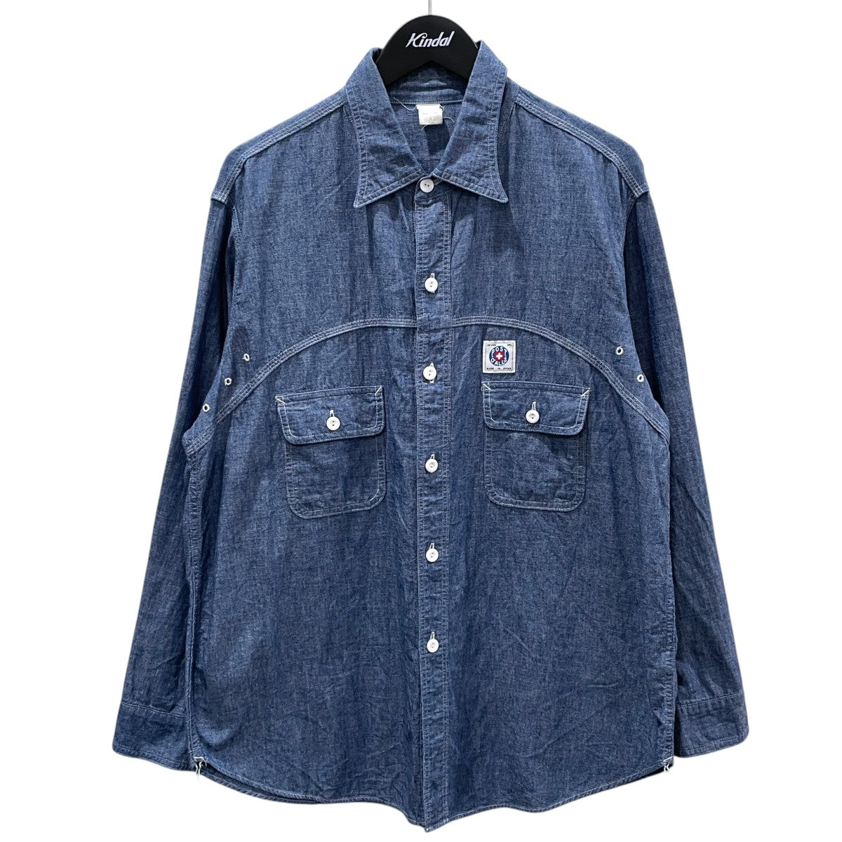 24SS シャンブレー長袖シャツ Tex Mex Chambray Western Shirt テックス メックス シャンブレー ウエスタン シャツ 1206BS-CC