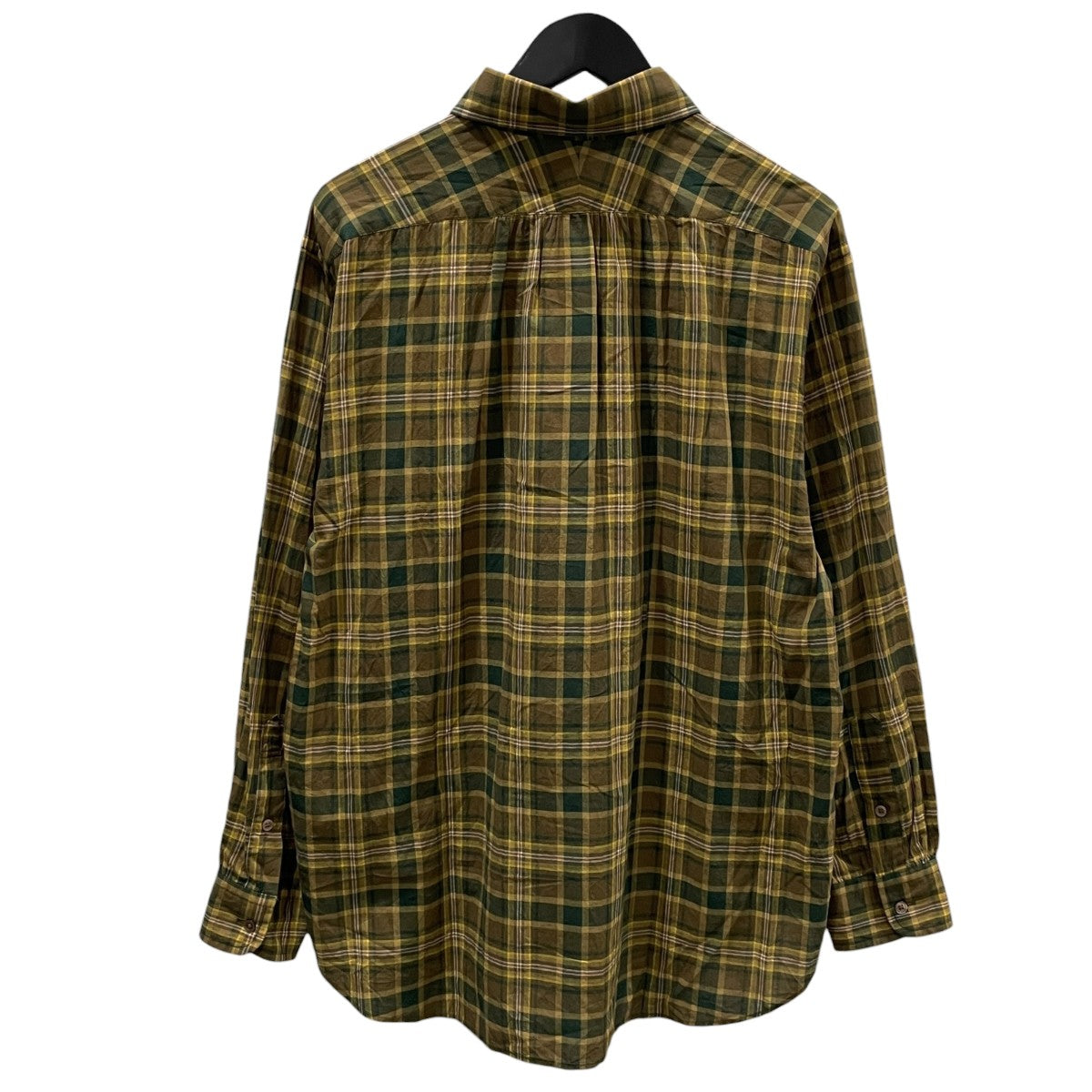 25SSチェック柄シャツ BRITISH OFFICERS SHIRT TYPE 2 CHECK ブリティッシュオフィサーズシャツ タイプ2 チェック 8050-00-10205