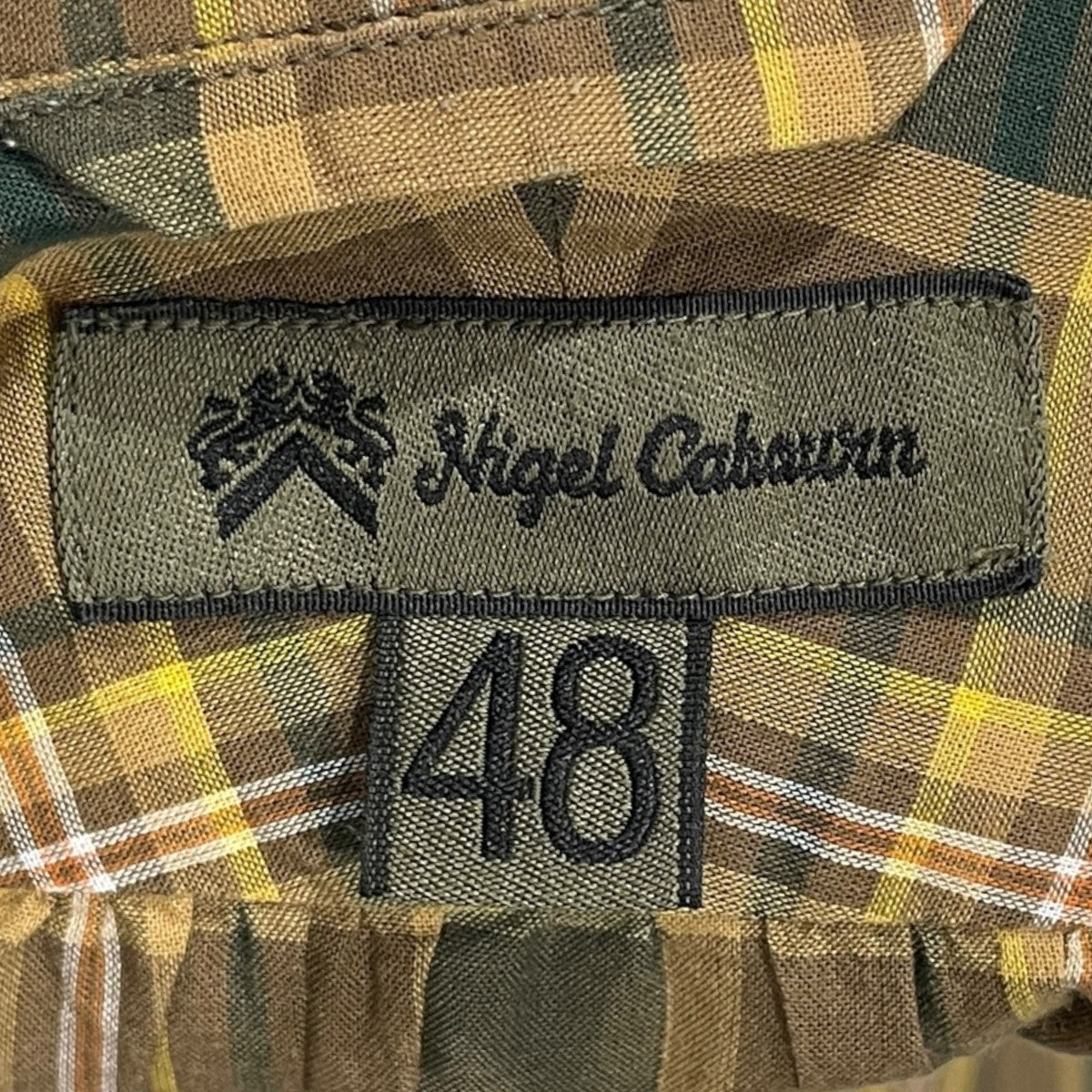 25SSチェック柄シャツ BRITISH OFFICERS SHIRT TYPE 2 CHECK ブリティッシュオフィサーズシャツ タイプ2 チェック 8050-00-10205