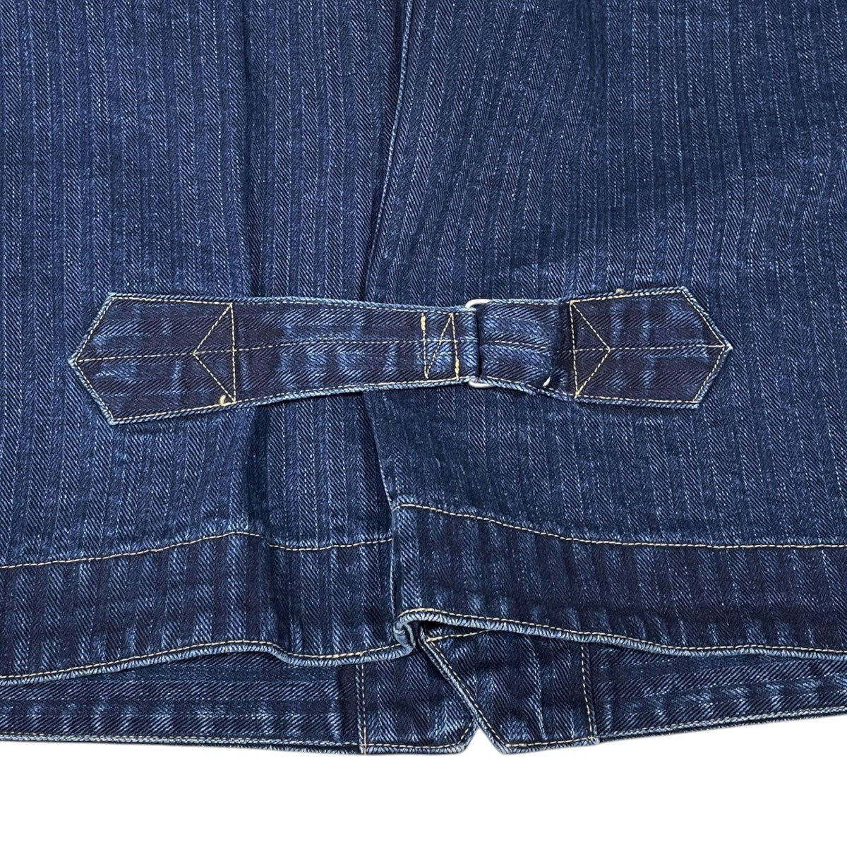 24AW デニムベスト Cruzer Jacket herringbone denim クルーザーベスト ヘリンボーンデニム 1501BS-HBI