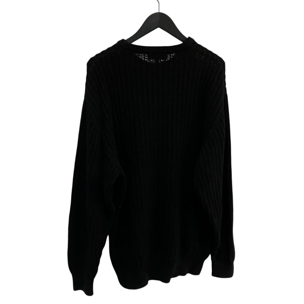 OG LABEL WAFFLE KNITTED CREWニット