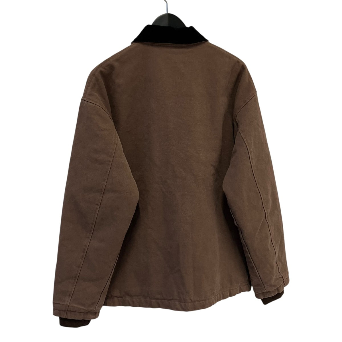 LEATHER PATCHED DUCK JACKETジップブルゾン