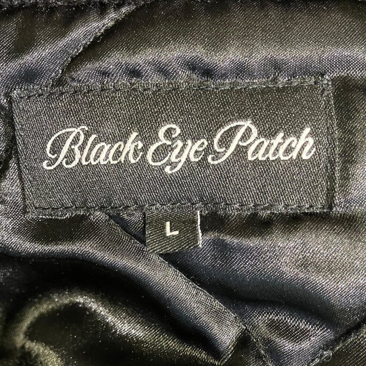 LEATHER PATCHED DUCK JACKETジップブルゾン