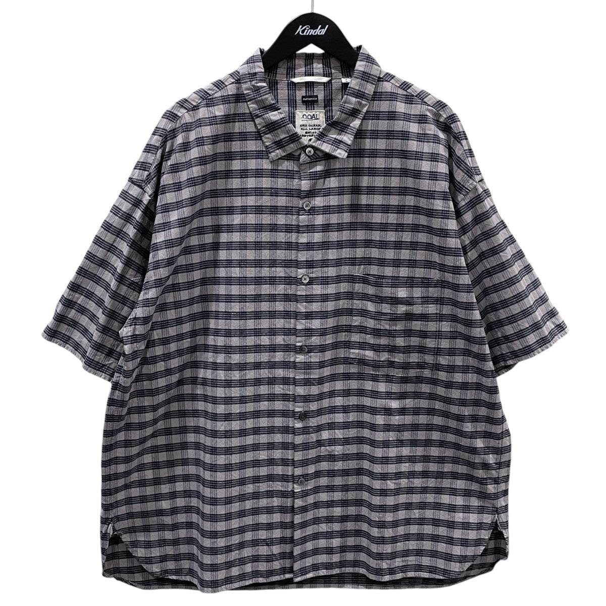 24SS コットンシルク パラカ チェック ショートスリーブ シャツ Cotton Silk PALAKA Check S／S Shirt SUGS416