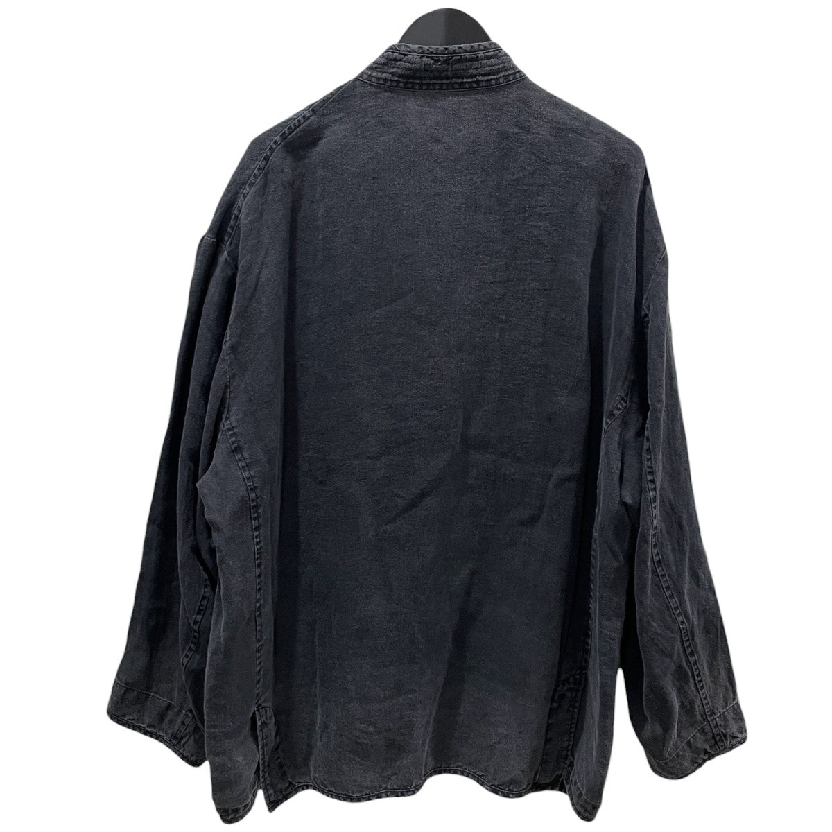 26SS ブラックリネン チャイニーズジャケット BLACK LINEN CHINESE JACKET