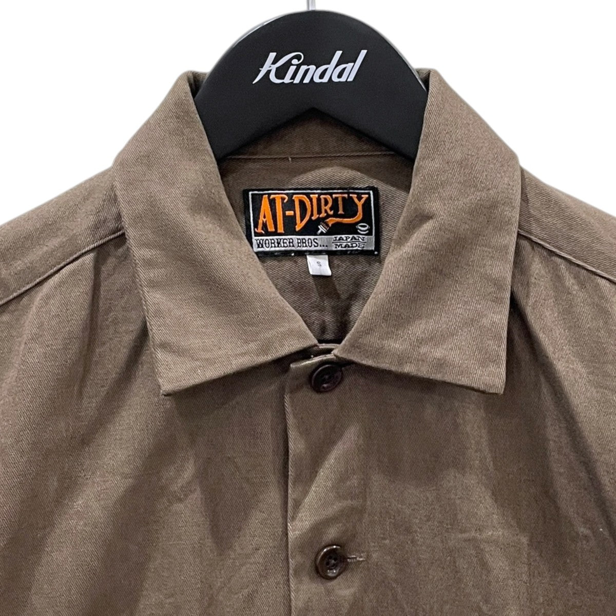 20AW バックロゴ刺繍シャツ THUNDER L／S SHIRT サンダー ロングスリーブ シャツ