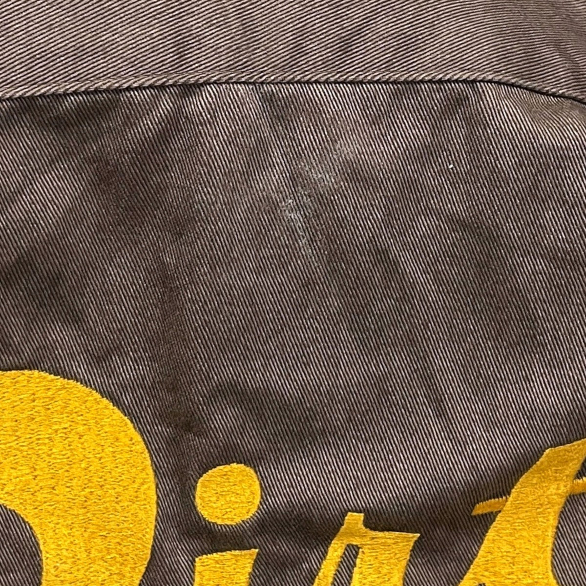 20AW バックロゴ刺繍シャツ THUNDER L／S SHIRT サンダー ロングスリーブ シャツ