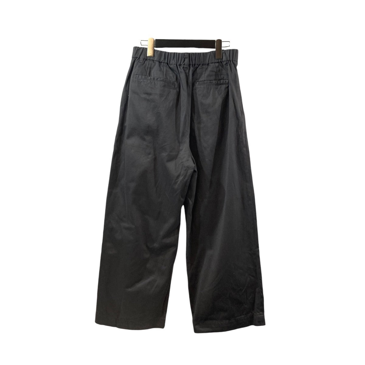 Scale Off Wool Slim Waisted Wide Tapered Chef PantsパンツGM241-40069B
