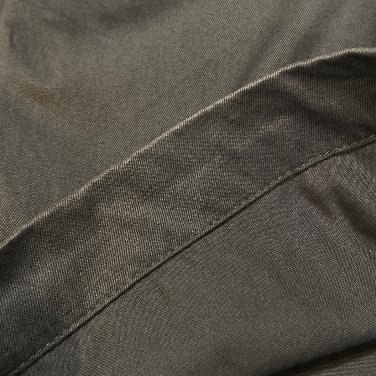 Scale Off Wool Slim Waisted Wide Tapered Chef PantsパンツGM241-40069B