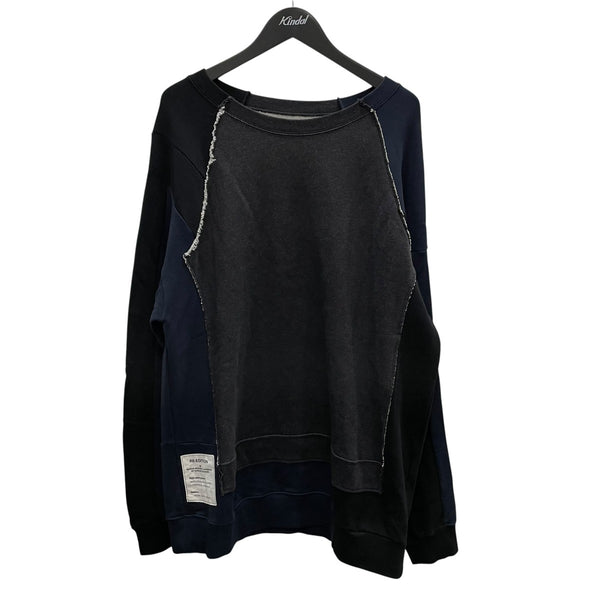 Maison Margiela RE-EDITON CREWNECK 再構築 サイズ44 30GU004525279 Maison Margiela14(メゾン マルジェラ ジュウヨン) 再構築スウェット