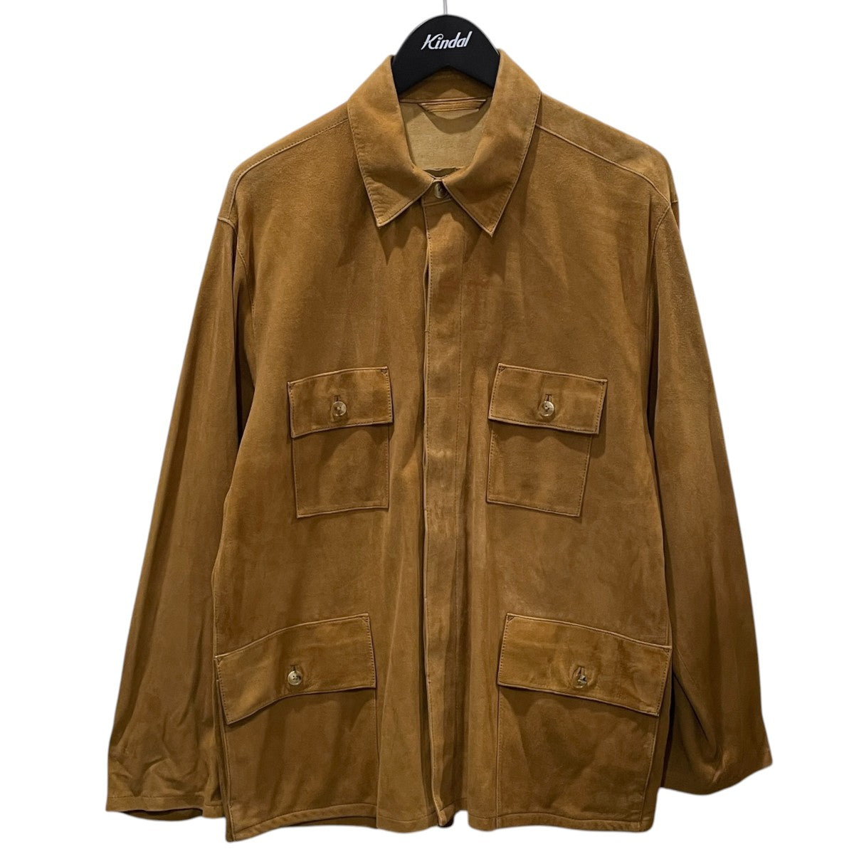 KAPTAIN SUNSHINE 19SS スウェードシャツ Safari Shirt Jacket サファリシャツジャケット KS9SJK02 古着・中古-1枚目のアイテム画像