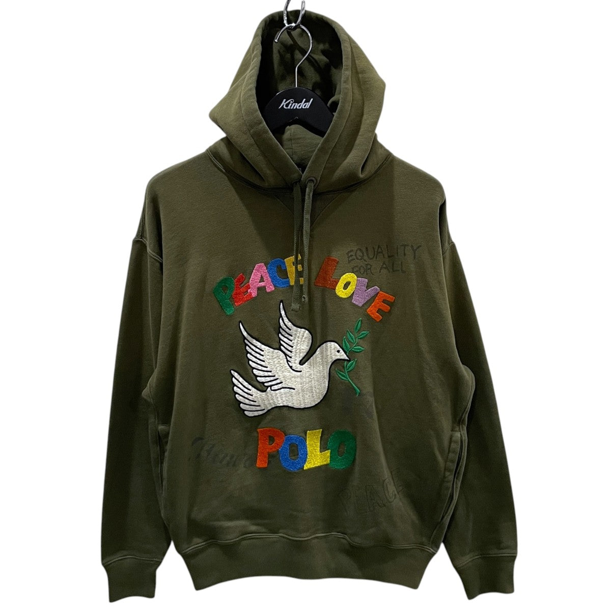 23SS 裏起毛プルオーバーパーカー Embroidered Graphic Fleece Hoodie  エンブロイダードグラフィックフリースフーディ 710904460001