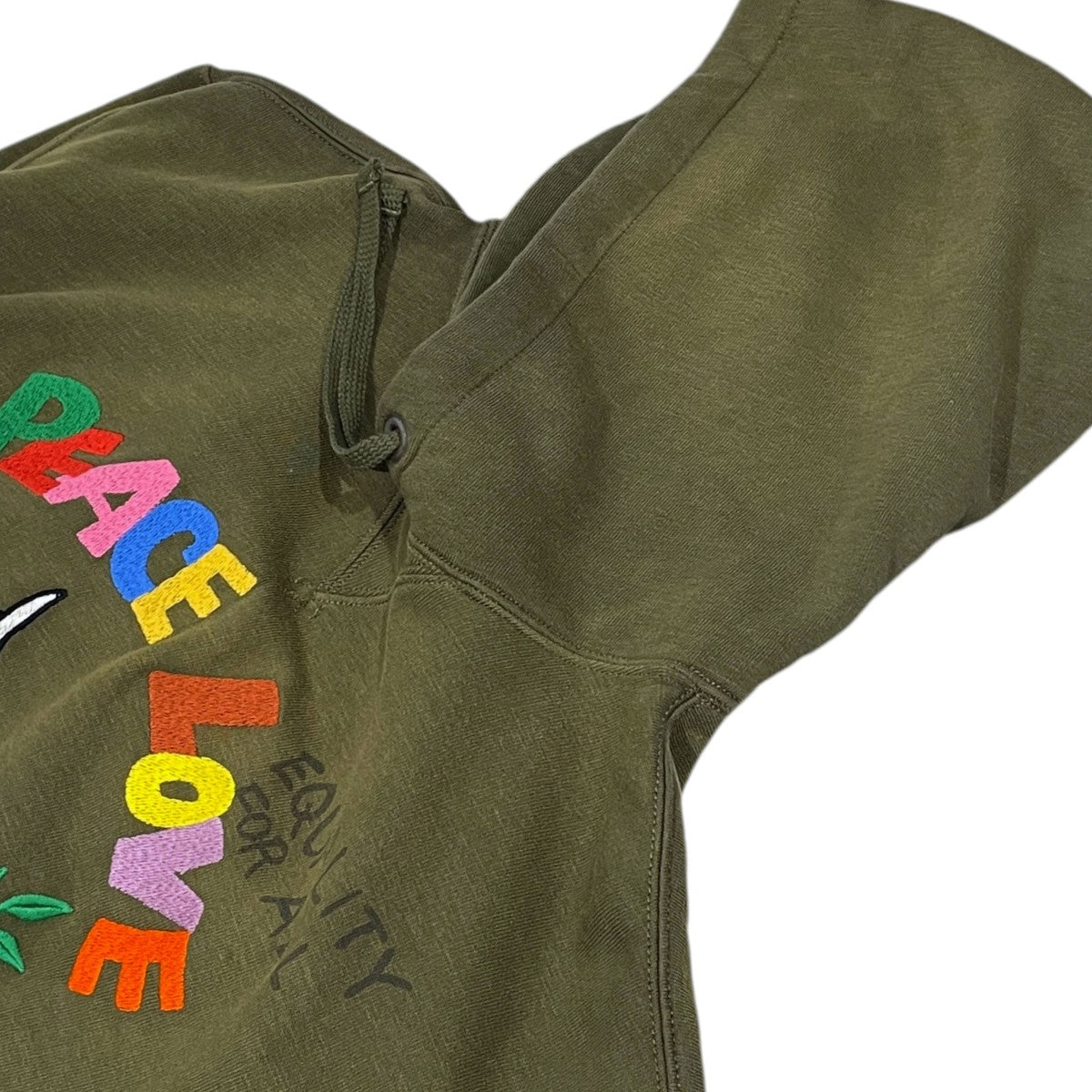 23SS 裏起毛プルオーバーパーカー Embroidered Graphic Fleece Hoodie  エンブロイダードグラフィックフリースフーディ 710904460001