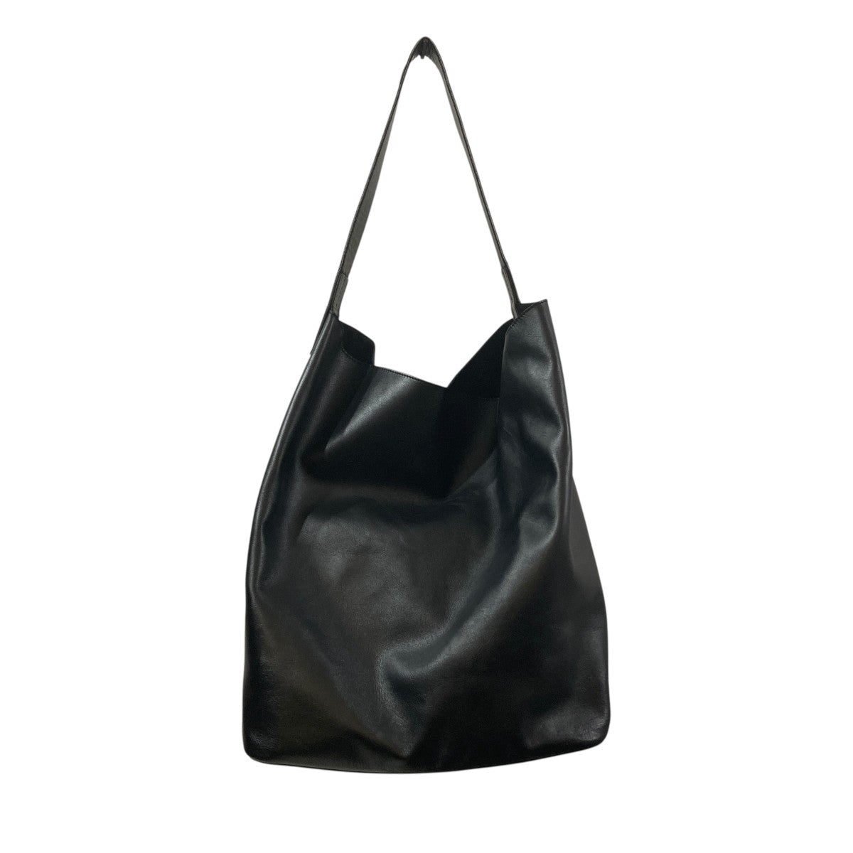 LEATHER BIG SHOULDER BAG MADE BY AETAショルダーバッグ