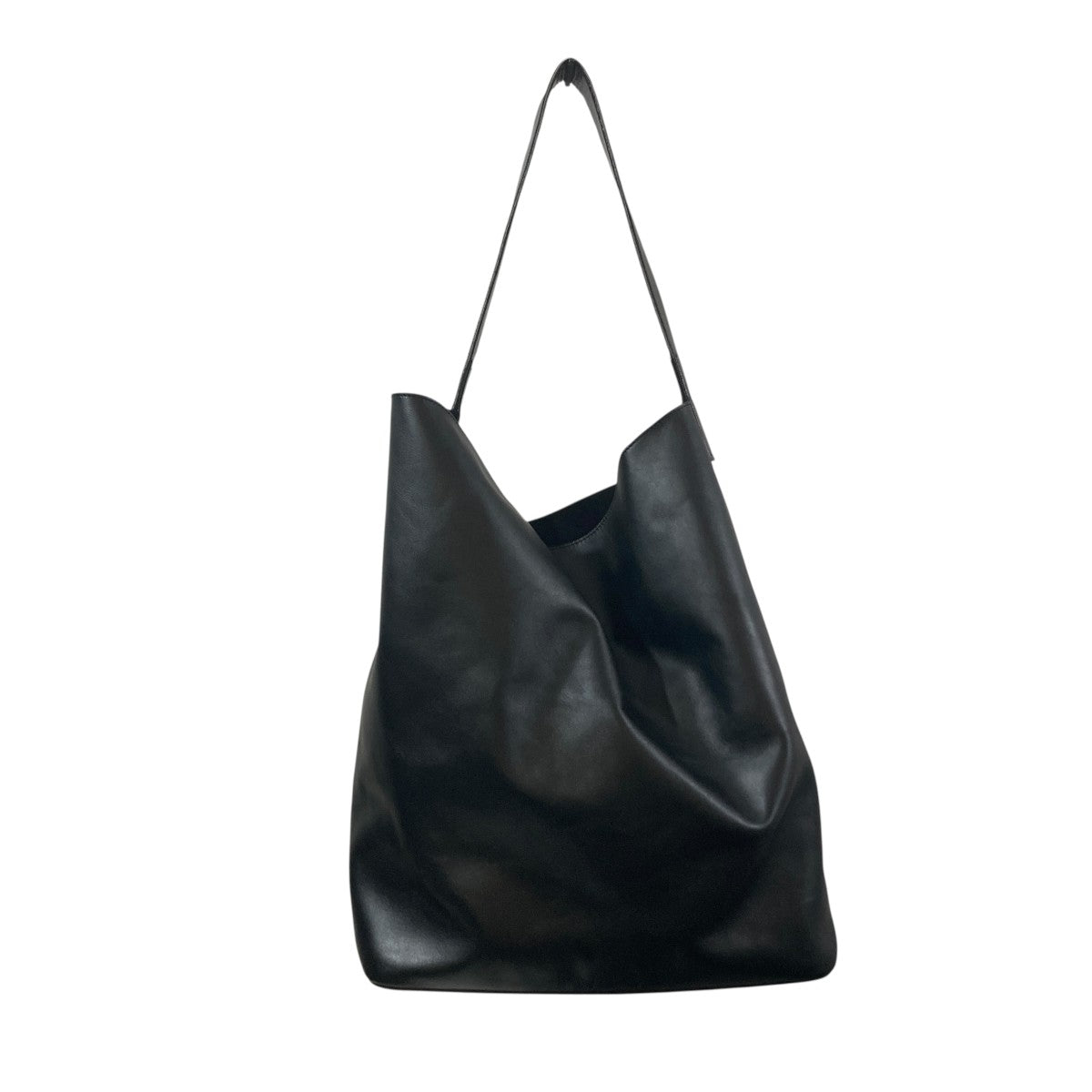 LEATHER BIG SHOULDER BAG MADE BY AETAショルダーバッグ