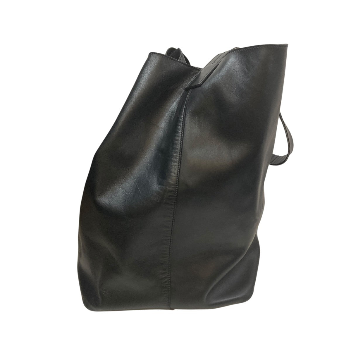 LEATHER BIG SHOULDER BAG MADE BY AETAショルダーバッグ