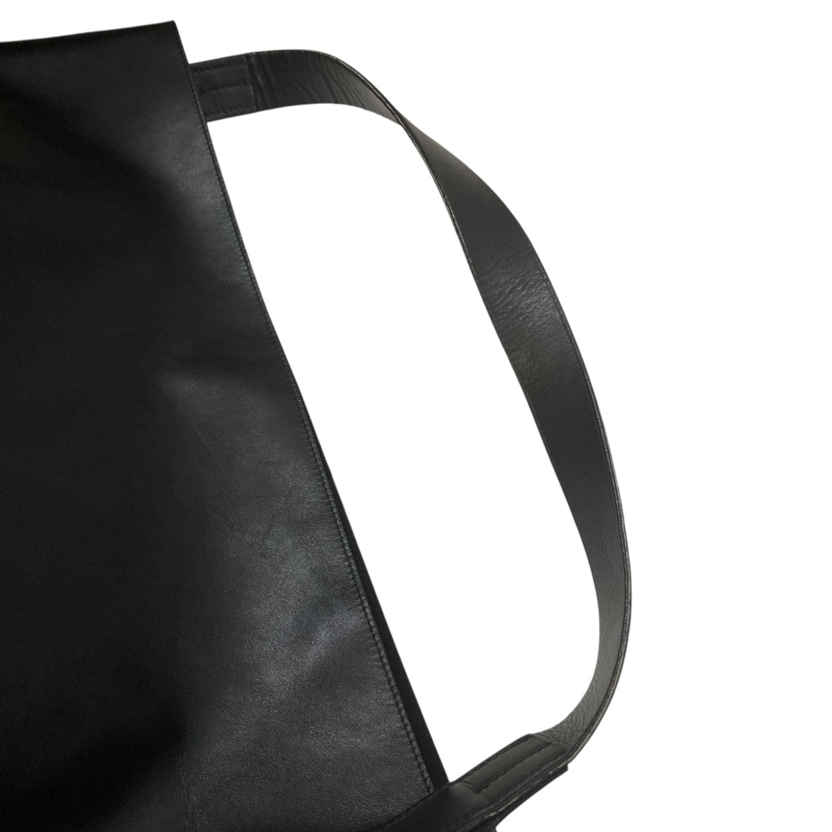 LEATHER BIG SHOULDER BAG MADE BY AETAショルダーバッグ