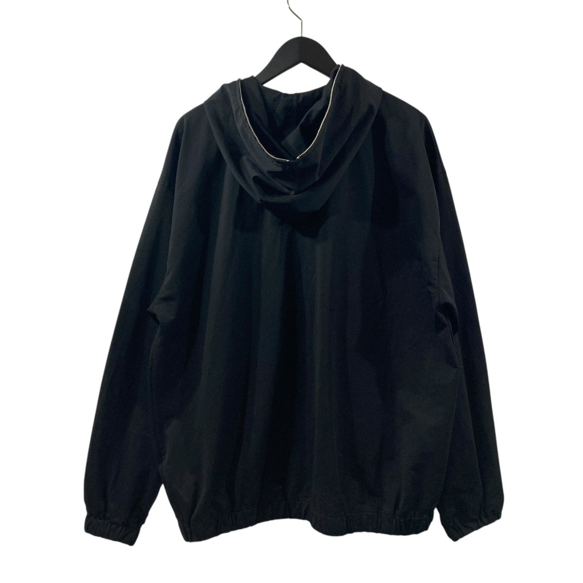 36G Nylon Hoodie - BLACK DYEジップパーカーMJ26S-004