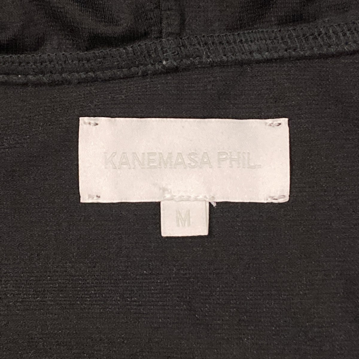 36G Nylon Hoodie - BLACK DYEジップパーカーMJ26S-004