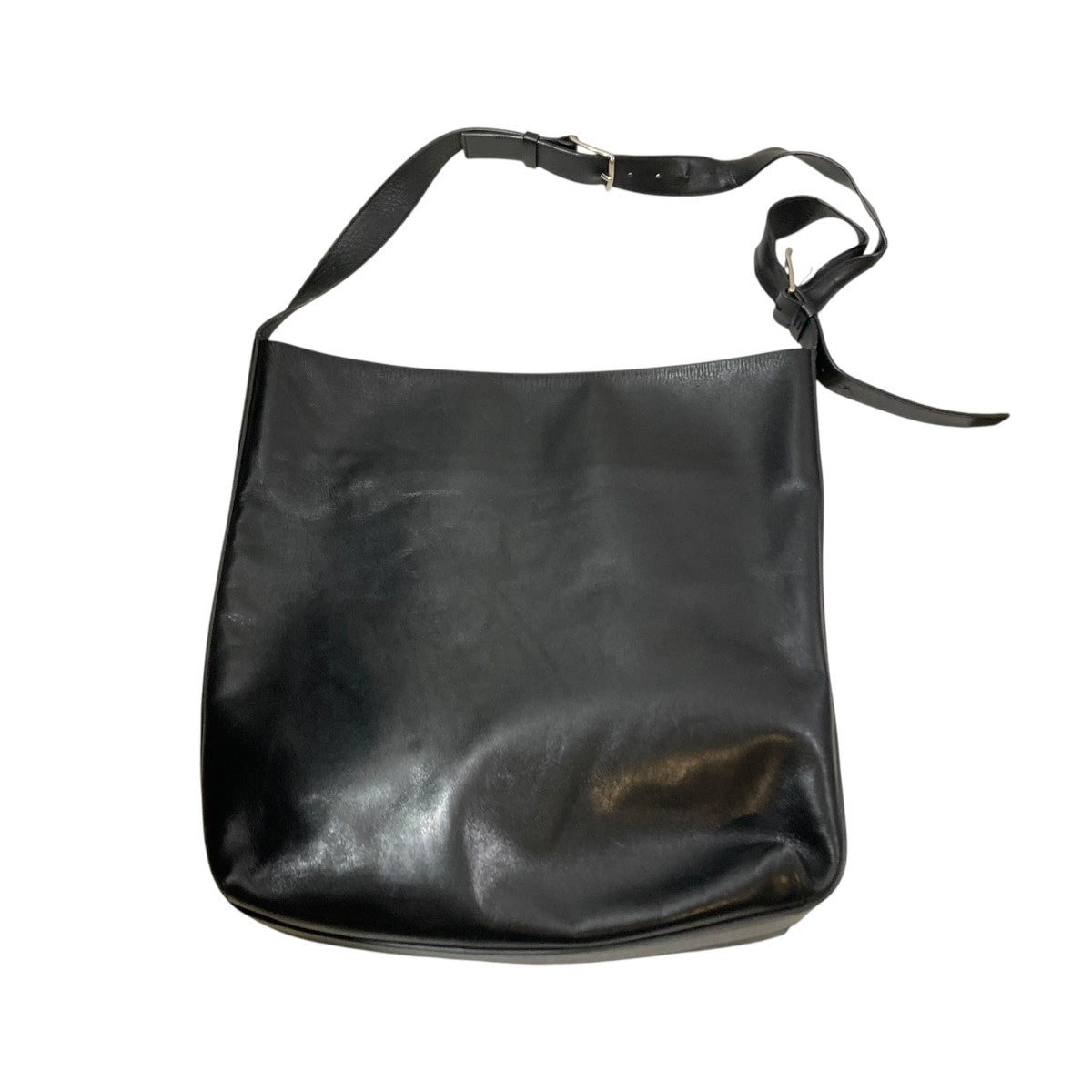 Emul black ylva calf leatherショルダーバッグ