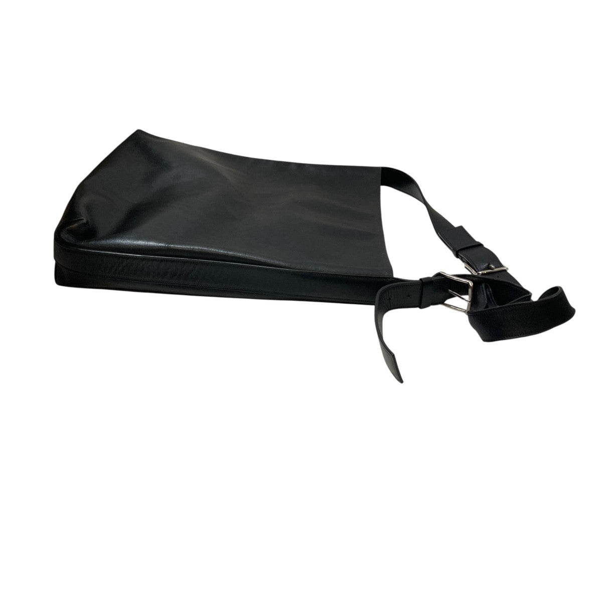 Emul black ylva calf leatherショルダーバッグ