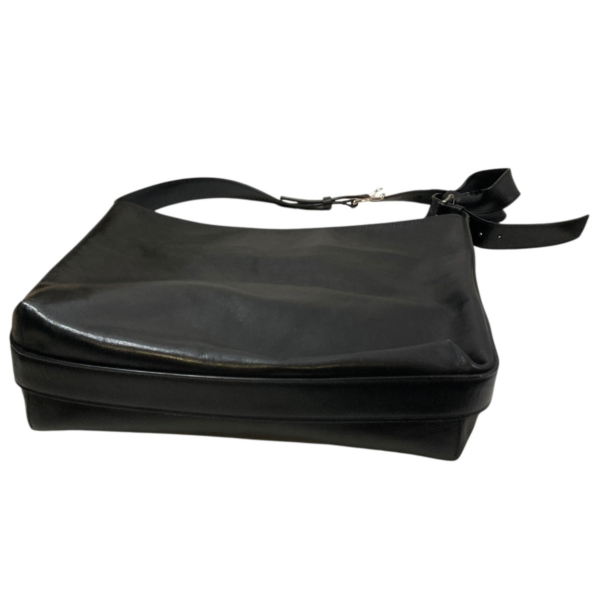 Emul black ylva calf leatherショルダーバッグ