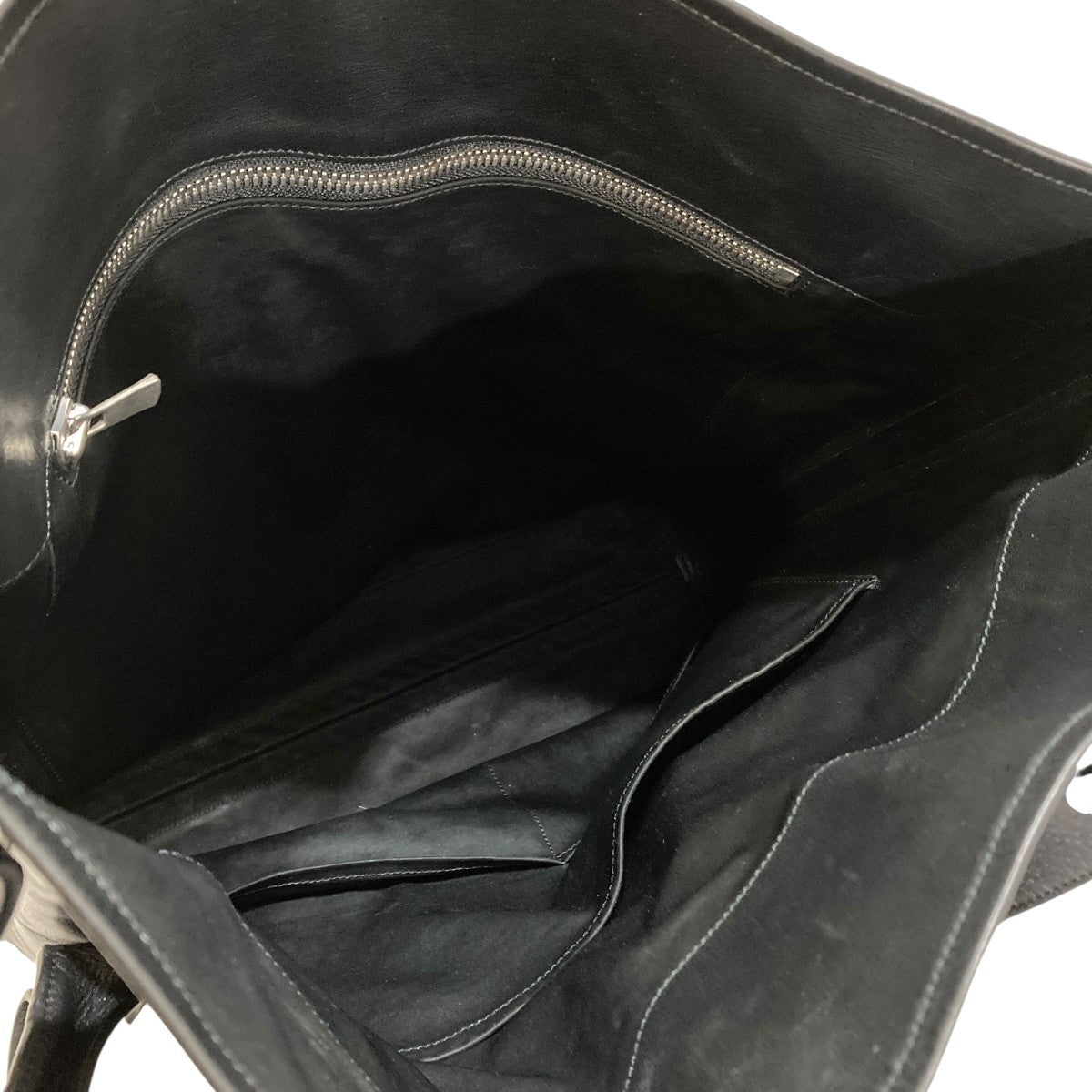 Emul black ylva calf leatherショルダーバッグ