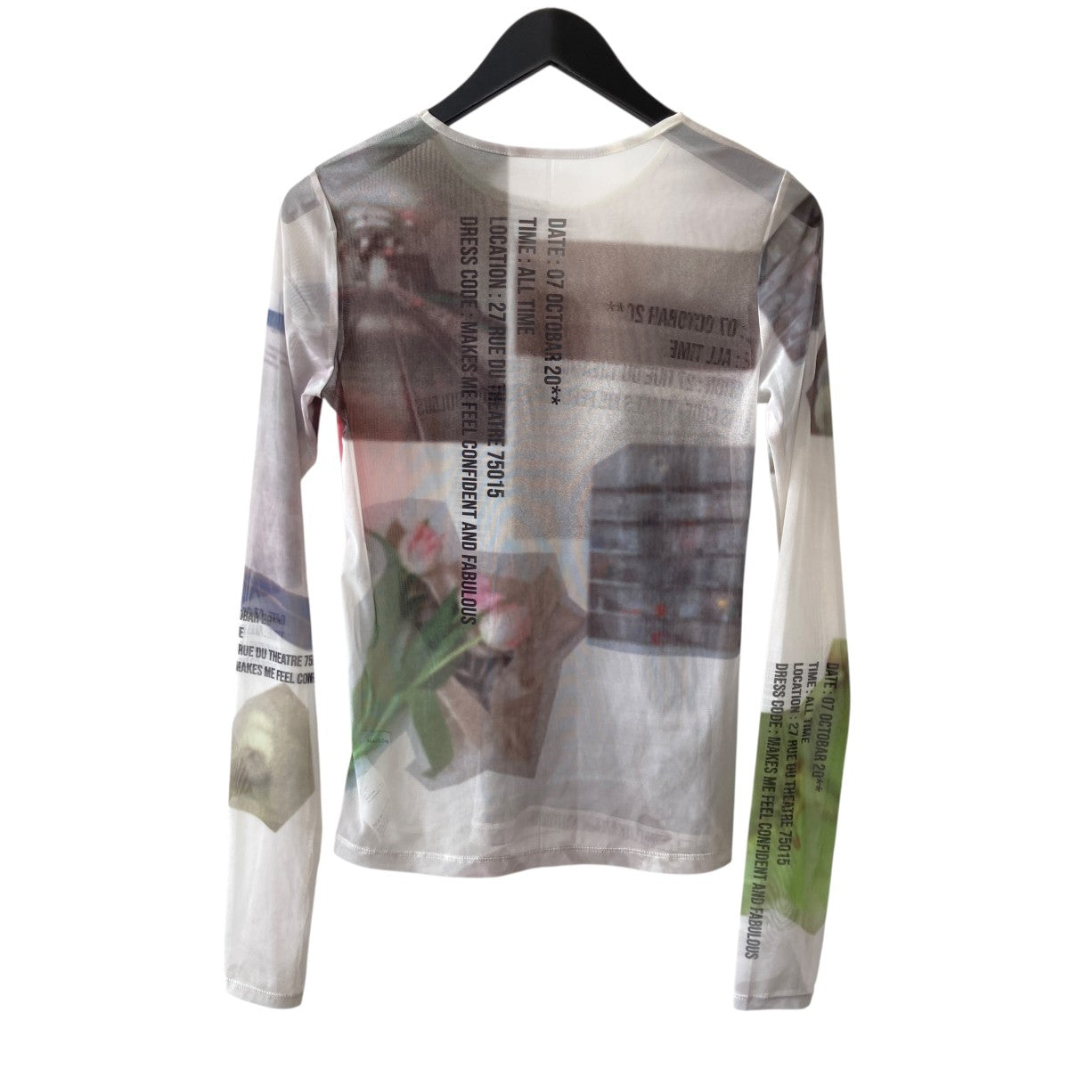 MAISON SPECIAL(メゾンスペシャル) ORDINARY DAYS PRINT SHEER TOPS