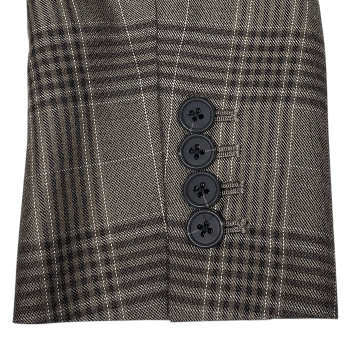 チェック柄ダブルジャケット 6BUTTON TAILORED JACKET 6ボタン テーラードジャケット 1522-2-990005