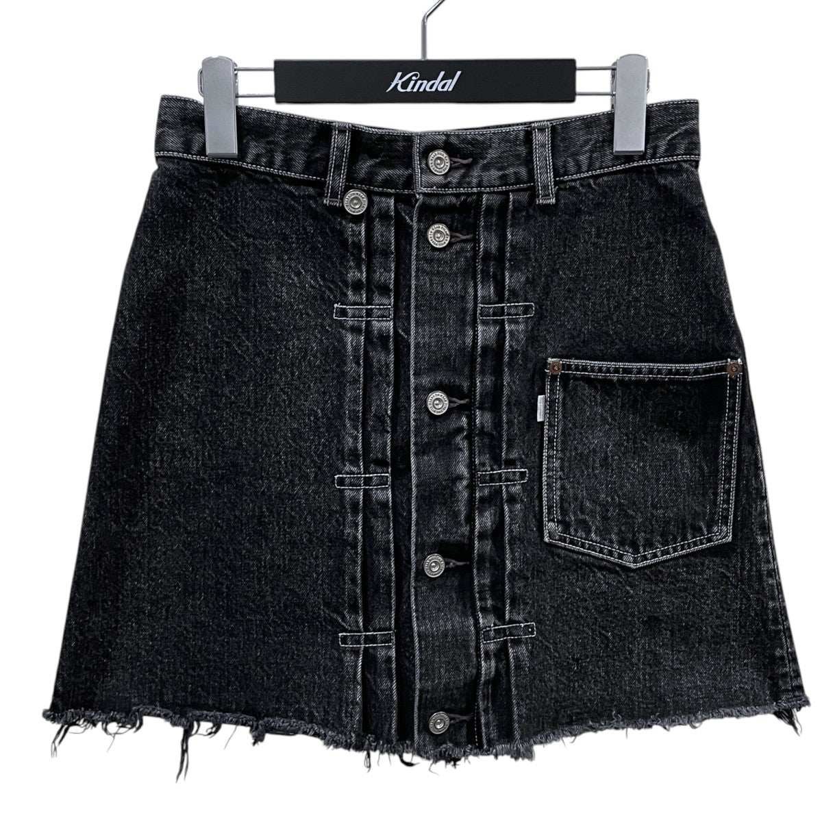 24SS デニムミニスカート SELVEDGE DENIM SKIRT セルヴィッチデニムスカート 211-242028