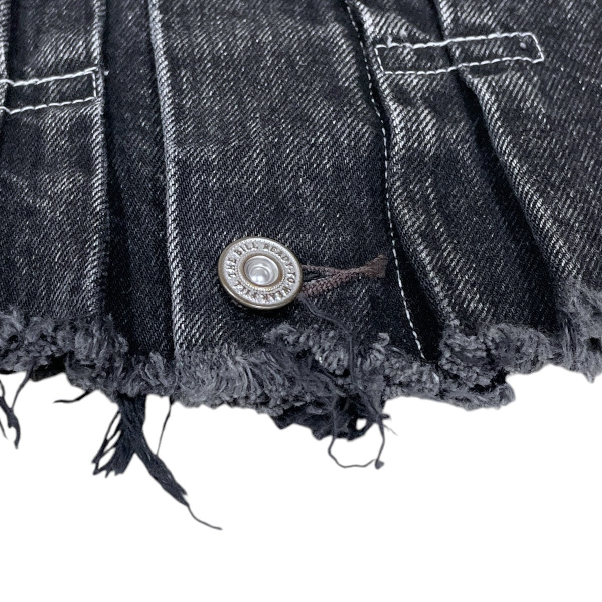 24SS デニムミニスカート SELVEDGE DENIM SKIRT セルヴィッチデニムスカート 211-242028
