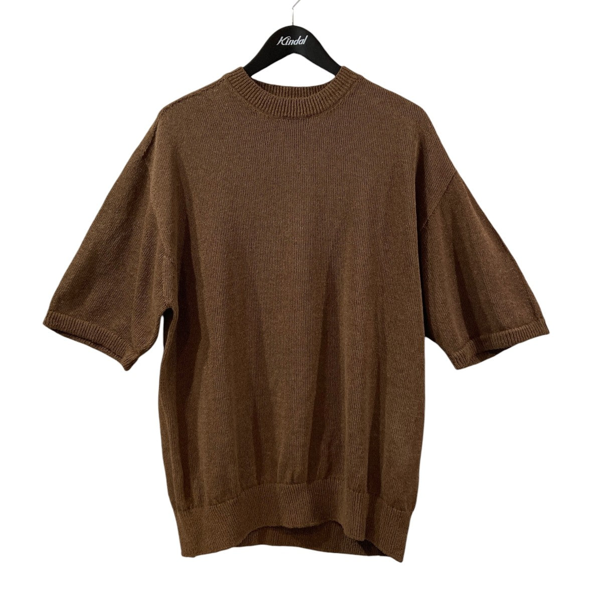 WASHI CREWNECK S S KNIT半袖ニット