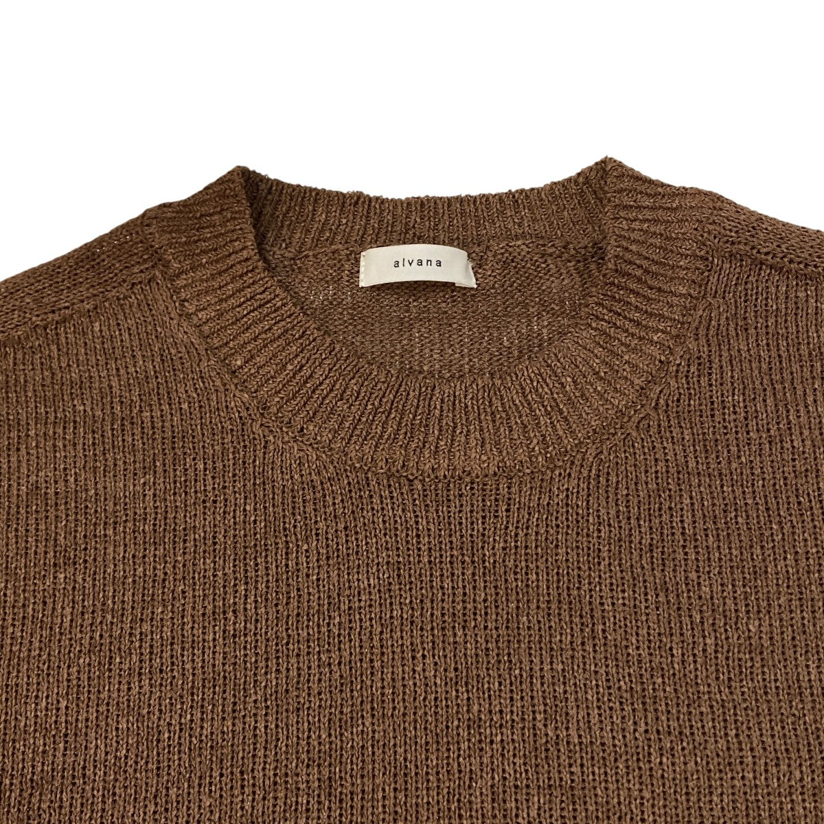 WASHI CREWNECK S S KNIT半袖ニット