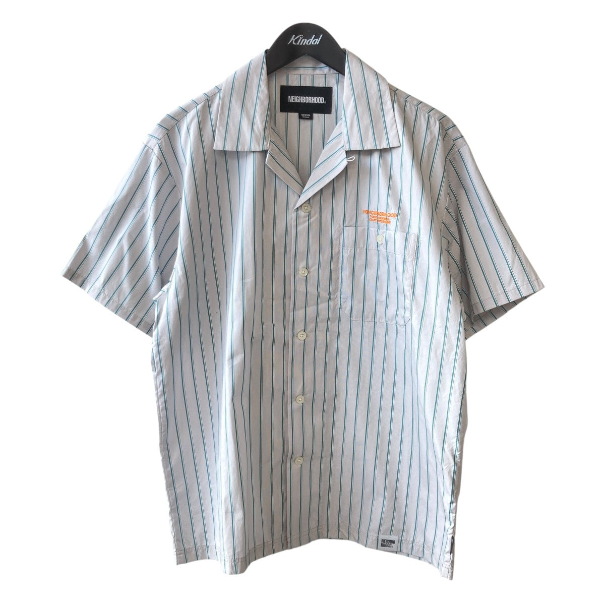 26SSSTRIPE WORK SHIRT SSストライプ半袖シャツ261TSNH-SHM05