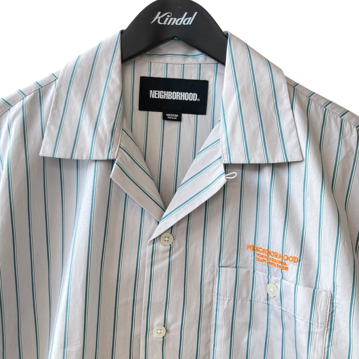 26SSSTRIPE WORK SHIRT SSストライプ半袖シャツ261TSNH-SHM05
