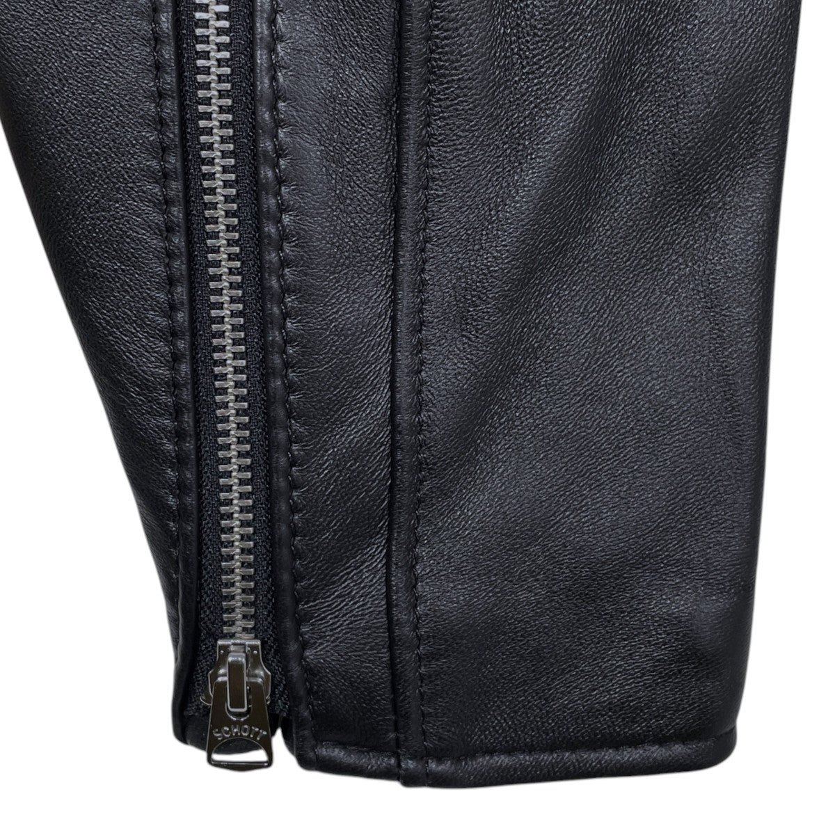 SCHOTT×marka for ARKnets 25AW シープレザー ダブルライダースジャケット DOUBLE RIDERS JACKET レザー M25F30BL01C／7825250019／ 古着・中古-5枚目のアイテム画像