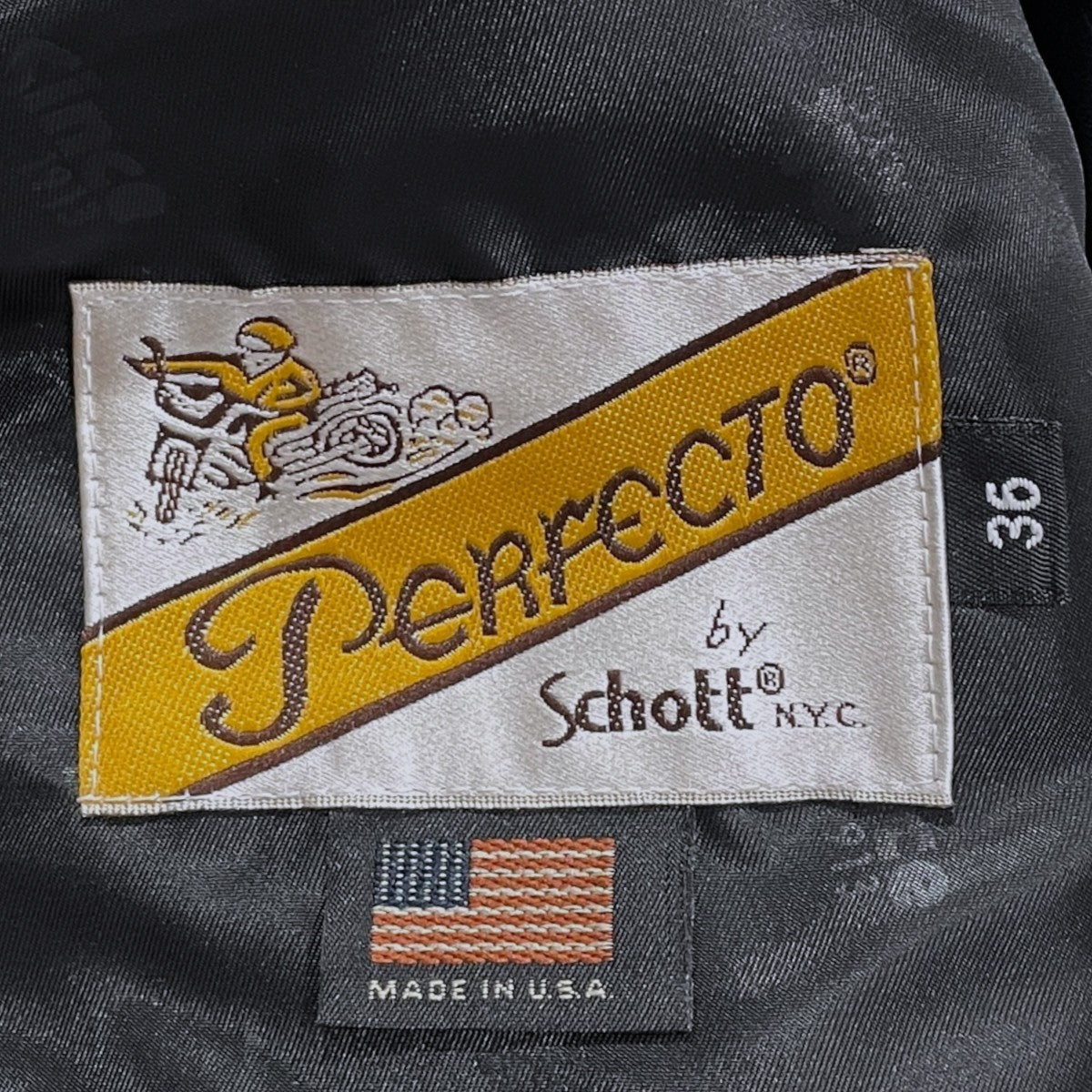 SCHOTT×marka for ARKnets 25AW シープレザー ダブルライダースジャケット DOUBLE RIDERS JACKET レザー M25F30BL01C／7825250019／ 古着・中古-6枚目のアイテム画像