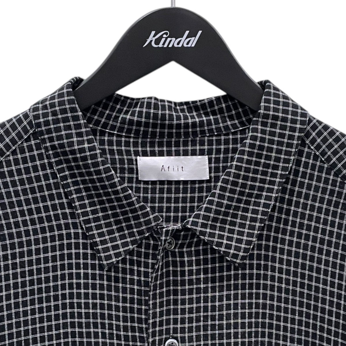 26SS チェック柄長袖シャツ RAYON CHECK SHIRTS レーヨンチェックシャツ FI-33